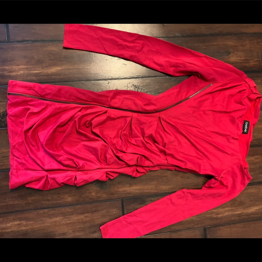 Beautiful Bebe long sleeve dress